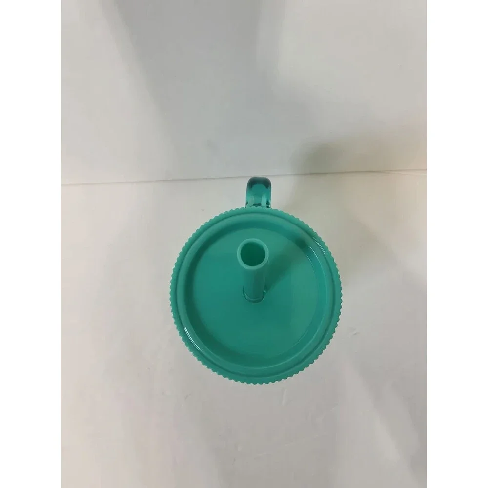 Aladdin Insulated Mason Jar Tumbler/Mug W/ Straw Green 16oz